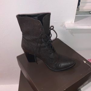 Combat Heel Boots
